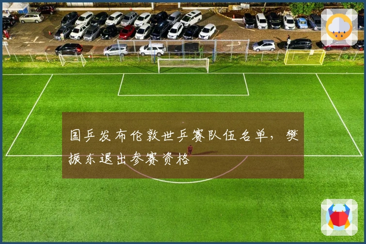国乒发布伦敦世乒赛队伍名单，樊振东退出参赛资格
